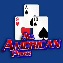 All American Poker online game logo by RTG (Reel Time Gaming) on sloterra.com.pl